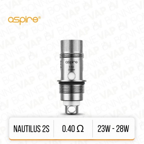 Résistances Nautilus mesh - Aspire - 0.4ohm