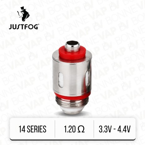Résistances 14 Séries - Justfog - 1.2ohm