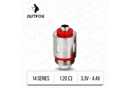 Résistances 14 Séries - Justfog - 1.2ohm