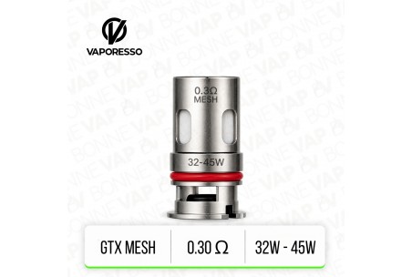 Résistances GTX Mesh - Vaporesso - 0.3