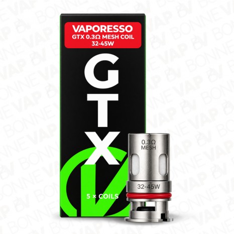 Résistances GTX Mesh - Vaporesso - 0.3 - Boite