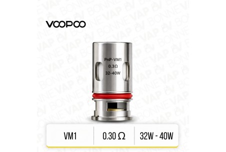 Résistances PnP - Voopoo - VM1 - 0.30
