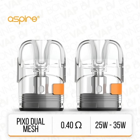 Cartouches Pixo (Dual Mesh) - Aspire