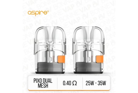 Cartouches Pixo Dual Mesh - Aspire - 0.4ohm