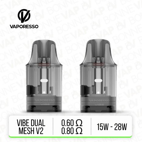 Cartouches Vibe Dual Mesh V2 - Vaporesso - 0.6_0.8ohm