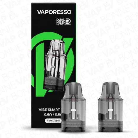 Cartouches Vibe Dual Mesh V2 - Vaporesso - 0.6_0.8ohm - Boite