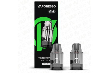 Cartouches Vibe Dual Mesh V2 - Vaporesso - 0.6_0.8ohm - Boite