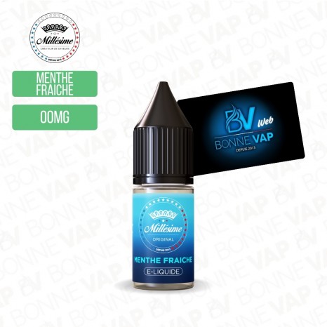 Menthe Fraîche 10ml - Millésime - 00MG