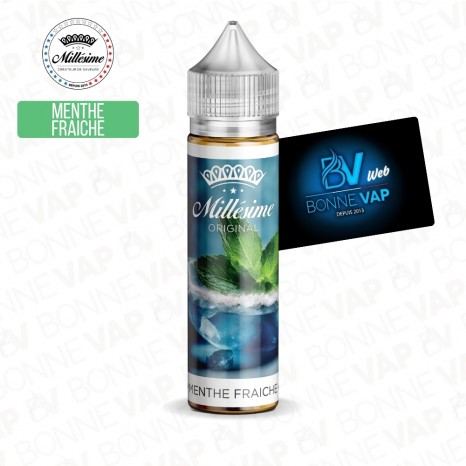 E-liquide Menthe Fraîche 50ml - Millésime
