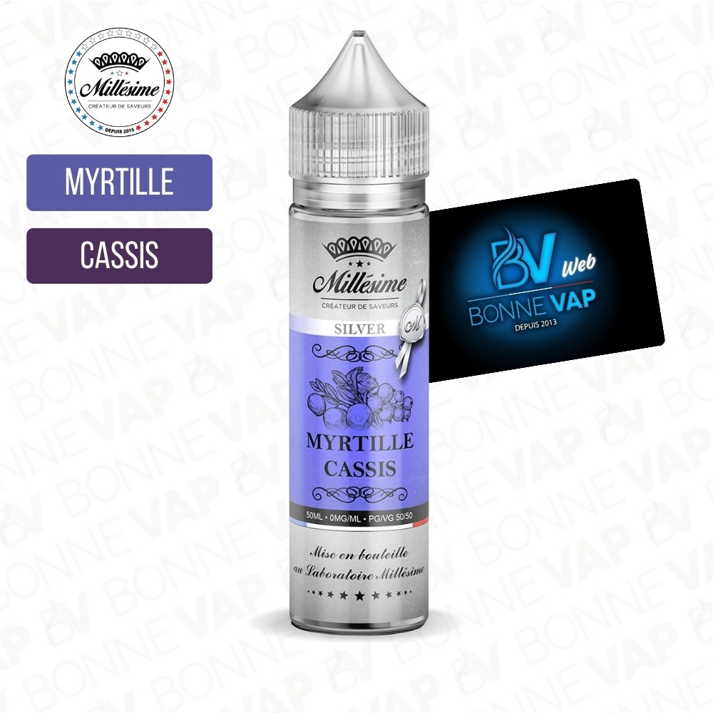 Myrtille Cassis 50ml - Millésime