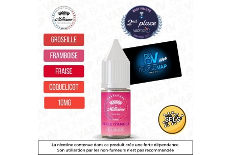 Perle D'Amour 10ml Sels - Millésime - 10mg