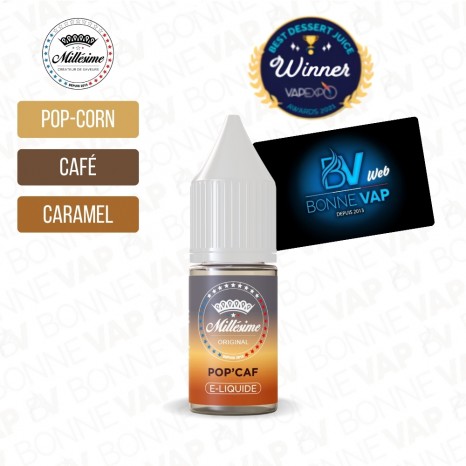 Pop Caf 10ml Sels - Millesime