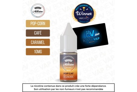 Pop Caf 10ml Sels - Millesime - 10mg