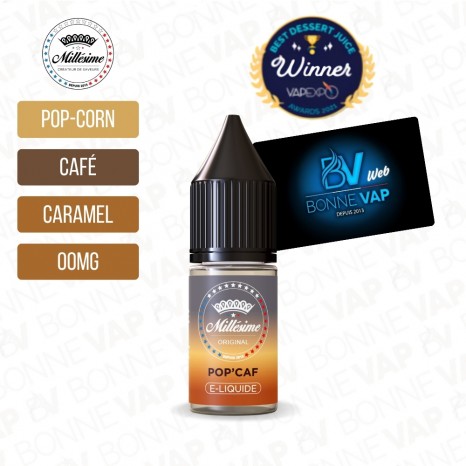 Pop Caf 10ml - Millésime - 00MG