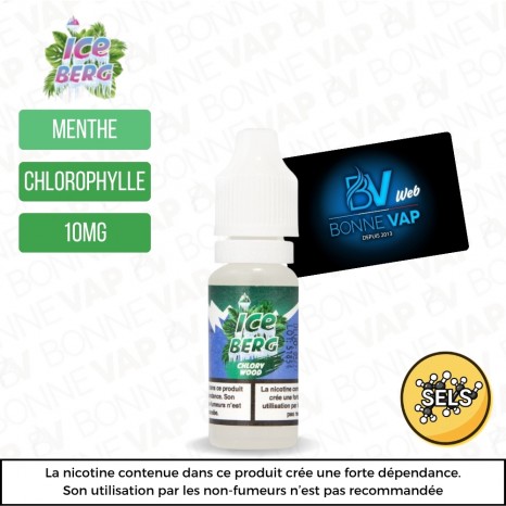 Chlorywood 10ml Sels - Ice Berg - 10mg