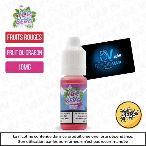 Dragon Rouge 10ml Sels - Ice Berg - 10MG