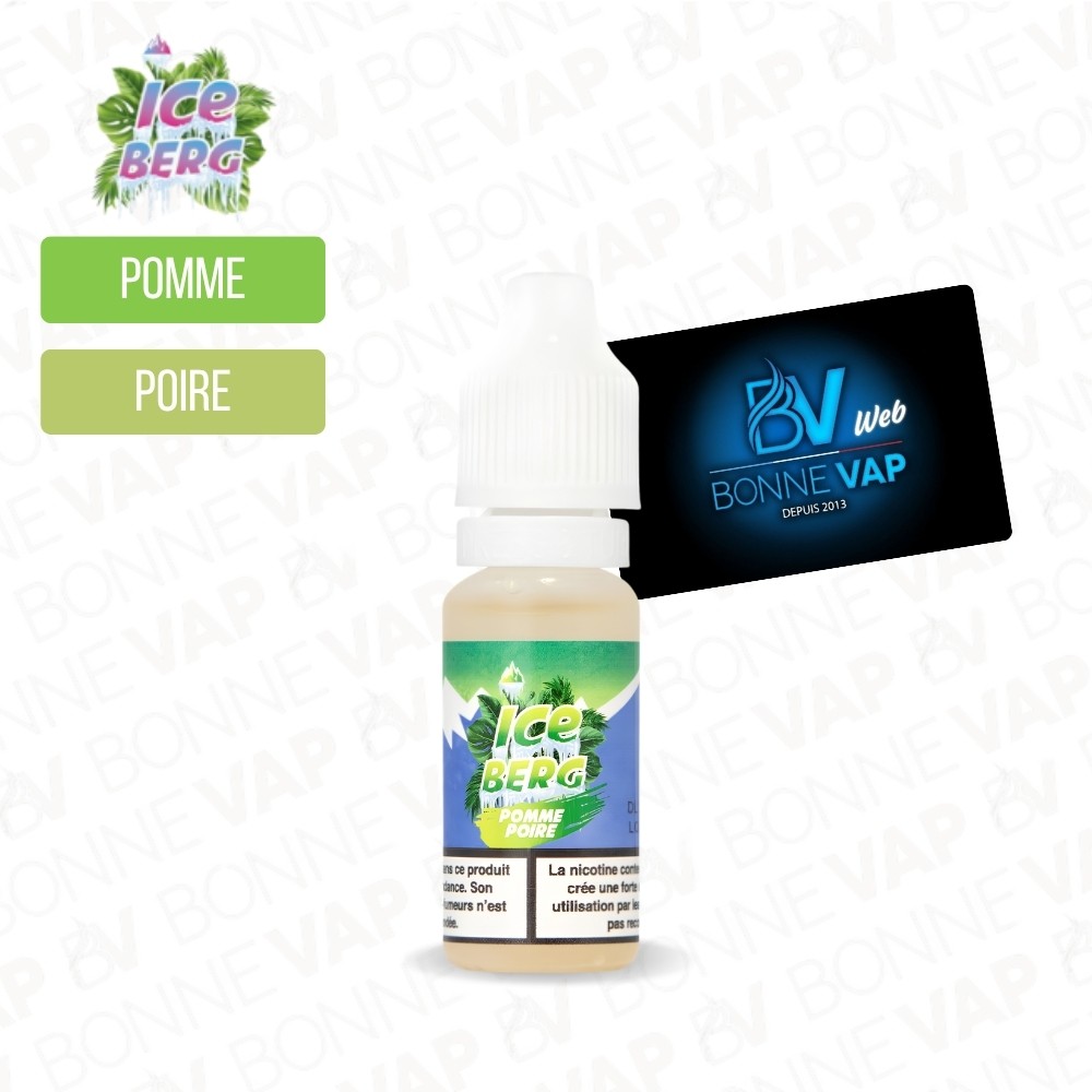 Pomme Poire 10ml Sels - Ice Berg