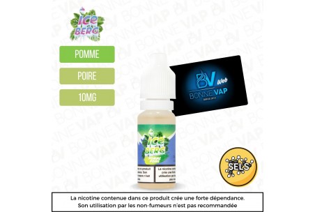 Pomme Poire 10ml Sels - Ice Berg - 10MG