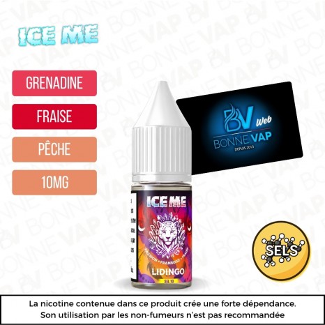 E-liquide Lidingo 10ml "Sels" - Ice Me by Millésime