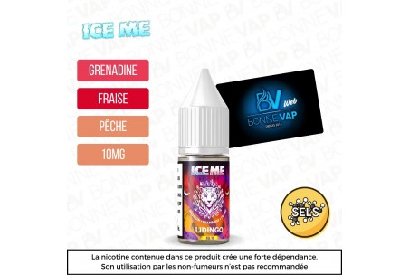 Lidingo 10ml Sels - Ice Me - 10mg