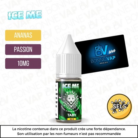 Taby 10ml Sels - Ice Me - 10mg