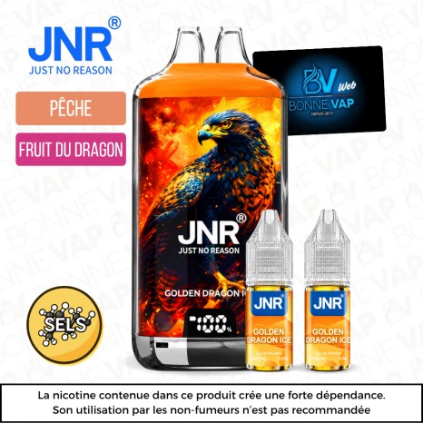 Puff Golden Dragon Ice - Falcon X JNR - Avertissement