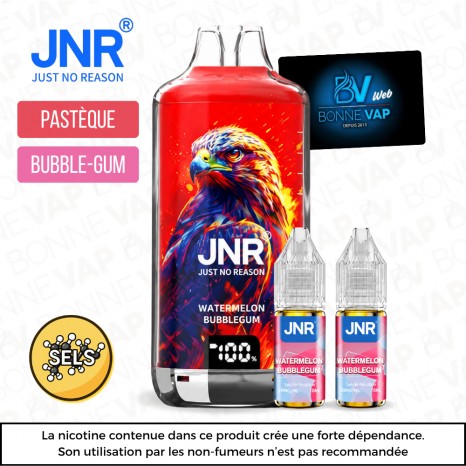 Puff Watermelon Bubble-Gum - Falcon X JNR - Avertissement
