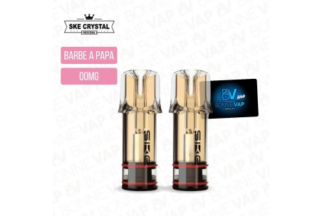Cartouches Barbe a Papa - SKE Crystal Plus - 00mg