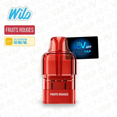 Cartouche Fruits Rouges - Wilo Boost - 00mg