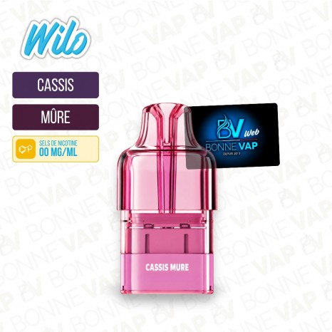 Cartouche Cassis Mûre - Wilo Boost - 00mg