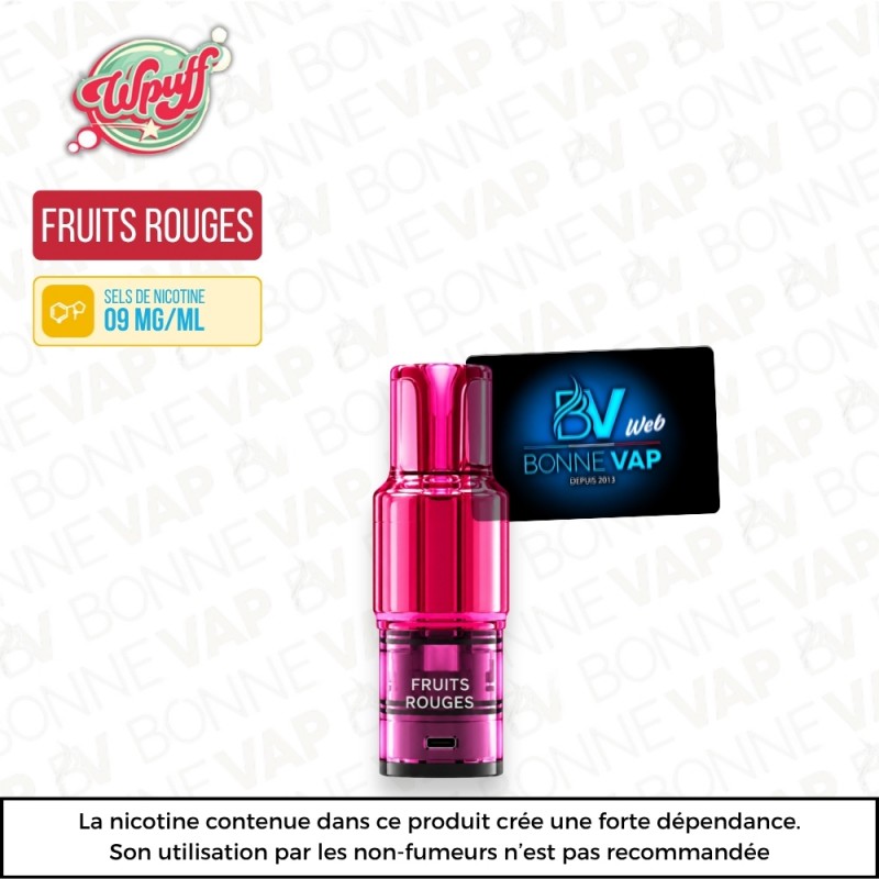 Cartouche Fruits Rouges - Wpuff 2.0