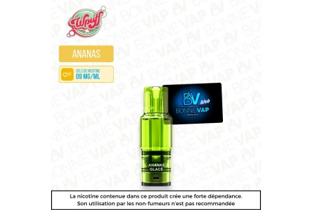 Cartouche Ananas Glacé - Wpuff 2.0 - 09mg