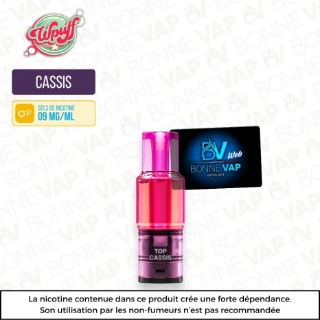 Cartouche Top Cassis - Wpuff 2.0 - 09mg