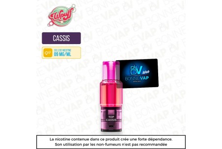 Cartouche Top Cassis - Wpuff 2.0 - 09mg