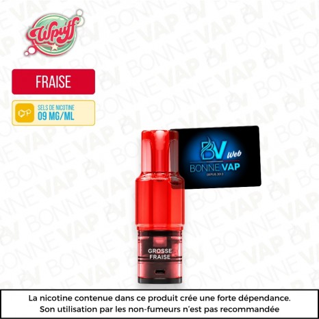 Cartouche Grosse Fraise  - Wpuff 2.0 - 09mg