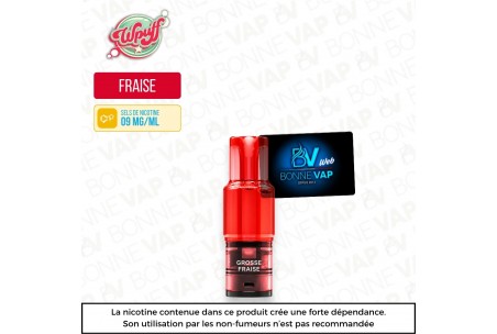 Cartouche Grosse Fraise  - Wpuff 2.0 - 09mg