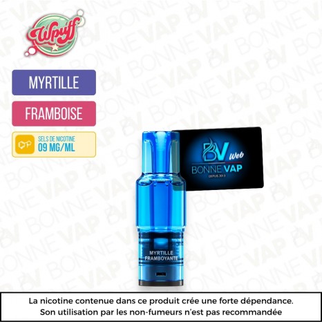 Cartouche Myrtille Framboyante - Wpuff 2.0 - 09mg