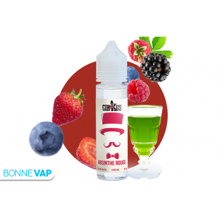 E-liquide Absinthe ROuge de chez Cirkus en 50ml