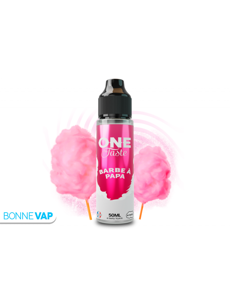 E-liquide Barbe à Papa de la gamme One Taste de chez E-Tasty en 50ml.