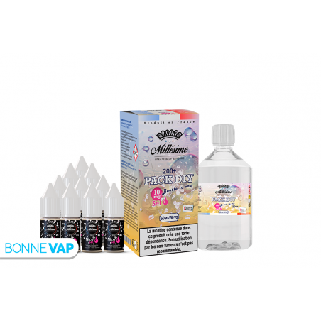 Pack DIY sel 10mg 200ml Millésime 50/50