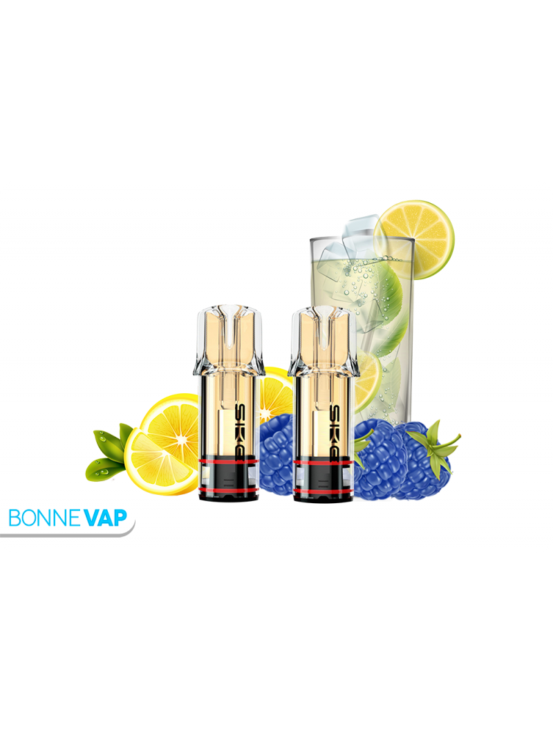 CARTOUCHE CRYSTAL PLUS LIMONADE FRAMBOISE BLEUE  PAR 2 SKE