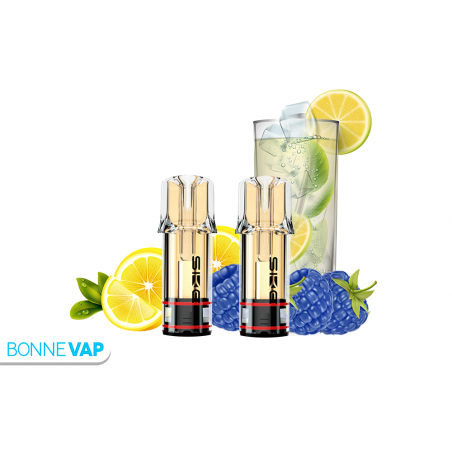 CARTOUCHE CRYSTAL PLUS LIMONADE FRAMBOISE BLEUE  PAR 2 SKE CARTOUCHE CRYSTAL PLUS LIMONADE FRAMBOISE BLEUE  PAR 2 SKE