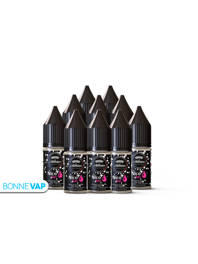 Pack 10 boosters sels de nicotine Millésime 10ml