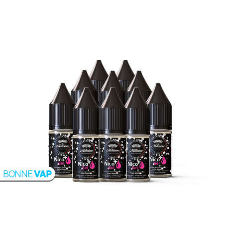 Pack 10 boosters sels de nicotine Millésime 10ml