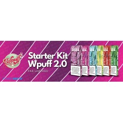 Starter Puff Wpuff 2.0 Liquideo – Batterie + 3 Pods