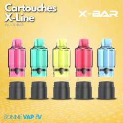 Cartouches X-Line 15K Puffs – X-Bar