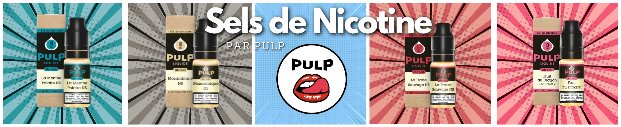 E-liquide Nic Salt par PULP