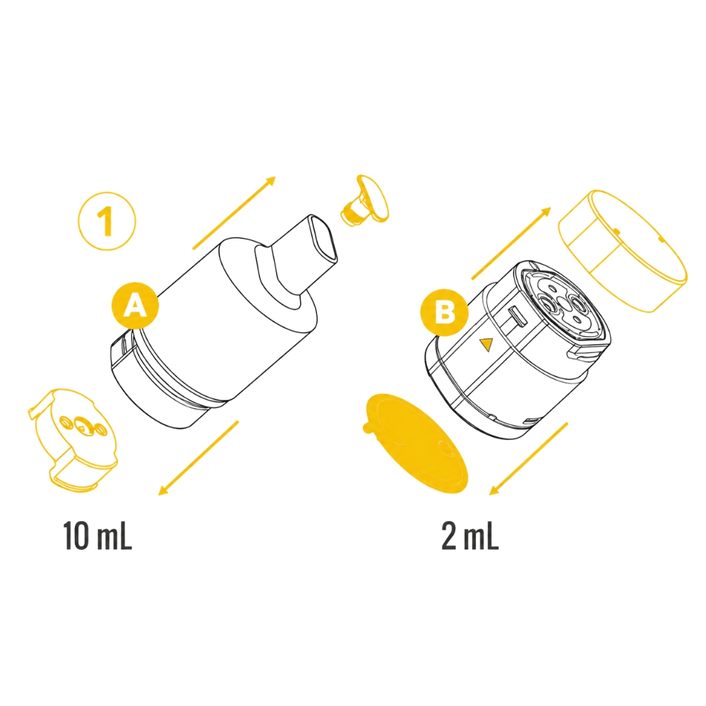 Étape 1 : retirer les protections des pods Wpuff Fusion